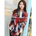 Fashion Warmth Color Block Cheap Knitted Shawl Scarf